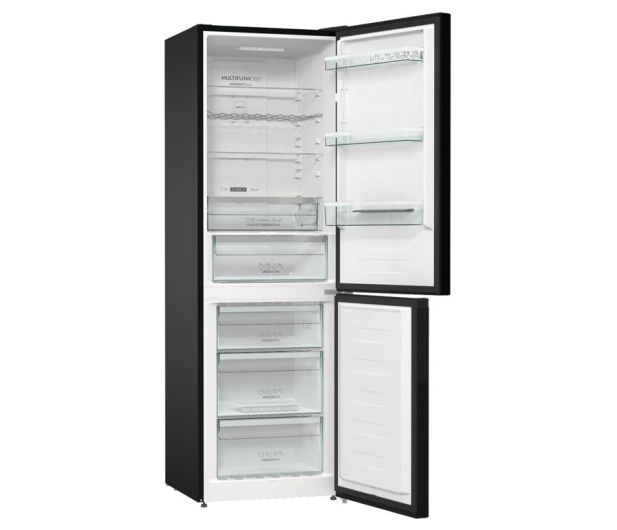 Lodówka Gorenje NRK6192ABK4 Slot-In No Frost 185cm Czarna AdaptTech KitchenFit 300L - 1019331 - zdjęcie 5